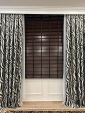 Jaluzi Perde Lake Polywood 50mm Ofis Modern Ve Tüm Mekanlar Için  Koyu Kahverengi 180 x 150 - 1