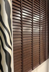 Jaluzi Perde Lake Polywood 50mm Ofis Modern Ve Tüm Mekanlar Için  Koyu Kahverengi 160 x 180 - 5