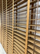 Jaluzi Perde Lake Polywood 50mm Ofis Modern Ve Tüm Mekanlar Için  Kahverengi 200 x 200 - 6