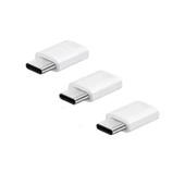 Samsung Micro USB to USB Type C Adaptörü Orjinal 3-Pack EE-GN930KWEGWW - 2