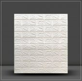 Renkli Duvarlar Kendinden Yapışkanlı Dekoratif Pratik 3D Foam Wallpaper Duvar Kağıdı Paneli - 1