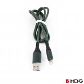 İmeng 6A 100W UsbA to Lightning Data ve Hızlı Şarj Kablosu ML60 Yeşil - 3