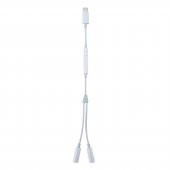 Winex 2in1 Lightning to Double 3.5mm Çıkışlı Jack Adaptör - 1