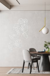 Yaprak Tablo, Yaprak Desenli Metal Tablo, Yaprak Metal Tablo, Metal Tablo, Dekoratif Tablo, Tablo - 1