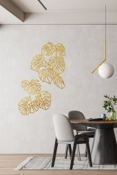 Yaprak Tablo, Yaprak Desenli Metal Tablo, Yaprak Metal Tablo, Metal Tablo, Dekoratif Tablo, Tablo - 2