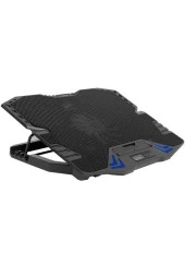 Frisby Notebook Soğutucu 5 x Fan LCD Kontrol Pane Metal Izgara 5 Işıklı 2 x USB Port - 2