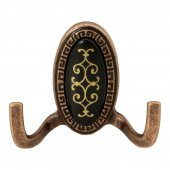 Vestiyer Duvar Askısı Dolap Elbise Askılığı Antik Bakır Askı thumbnail 1