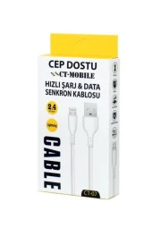 Dataline 2.4 Amper Iphone Lightning Data Kablosu Hızlı Şarj 1.5 Metre thumbnail 1