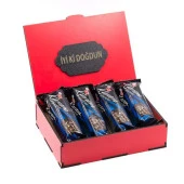 Sevdiklerinize Özel Kırmızı Ahşap Hediye Kutusunda 4 Adet Eti Karam Gurme Bitter Çikolatalı ( İyi ki Doğdun Yazılı ) thumbnail 1