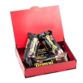Sevdiklerinize Özel Kırmızı Ahşap Hediye Kutusunda 4 Adet Browni Intense - 2
