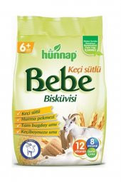 Hunnap Bebe Bisküvisi Keçi Sütlü 400 Gr X 12 Adet - 2