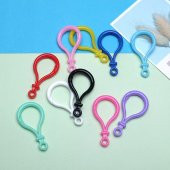 Hayal Sepeti Plastik Anahtarlık Kancası Büyük Boy Renkli (50 Adet) - 1