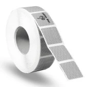 Tüvtürk Onaylı Reflektörlü Reflektif Fosforlu Şerit Bant Kesikli İkaz Bandı - 4