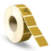 Tüvtürk Onaylı Reflektörlü Reflektif Fosforlu Şerit Bant Kesikli İkaz Bandı - 5