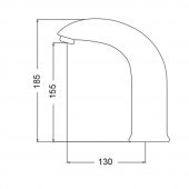 Gms Fotoselli Sensörlü Lavabo Musluk Bataryası Tek Girişli FT012 - 3