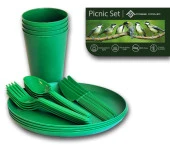 FreeCamp 4 Kişilik Piknik Seti-YEŞİL - 5