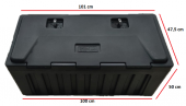 100 SU GEÇİRMEZ KILIFLI 100 cm offroad pick up kasa içi box - 1
