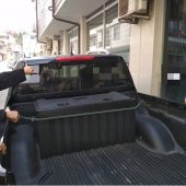 100 SU GEÇİRMEZ KILIFLI 100 cm offroad pick up kasa içi box - 4