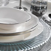 Schafer Dina Yemek Takımı 56 Parça-Platin - 6