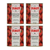 Tamek Domates Salçası Teneke 4 x 830 G - 1