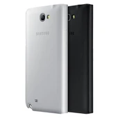 Samsung Galaxy Note 2 Kılıf Orjinal Flip Wallet - Beyaz EF-NN710BWEGWW thumbnail 6