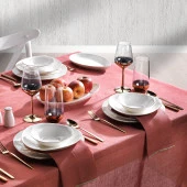 Schafer Dina Yemek Takımı 56 Parça-Altın - 1