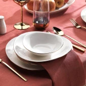 Schafer Dina Yemek Takımı 56 Parça-Altın - 2