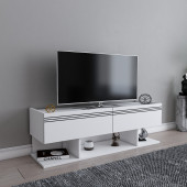 EVDEKİMODA KAŞE TV ÜNİTESİ (BEYAZ) - 1