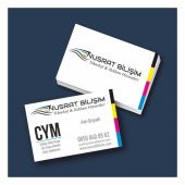 Kartvizit 350 gr Mat Kuşe Çift Yüz 4 Renk Mat Selefonlu 8,3x5,1 cm 1.000 Adet - 1