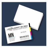 Kartvizit 350 gr Mat Kuşe Tek Yüz 4 Renk Mat Selefonlu 8,3x5,1 cm 1.000 Adet - 1