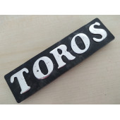 RENAULT TOROS BAGAJ YAZISI ORJİNAL KALİTE (TOROS ARMASI) TOROS YAZISI - TOROS LOGOSU - 1