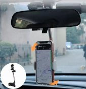 Araba Dikiz Aynasına Takılan Akrobat Telefon Tutucu - 1