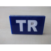 TR VİDALI PANJUR ARMASI 1.KALİTE MAVİ (TR vidalı arma) R12, M 131, M 124 Panjur Arması - 2
