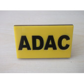 ADAC YAZILI VİDALI PANJUR ARMASI SARI 1.KALİTE (ADAC vidalı arma) R12 M131, M124 panjur arması thumbnail 2