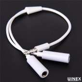 Winex 3.5mm to Double 3.5mm Dönüştürücü Adaptör - 2