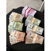 YENİ 35 DESTE KARIŞIK PARA 50-100-200-500 EURO VE 50-100-100 DOLAR DÜĞÜN PARASI GEÇERSİZ PARA - 2