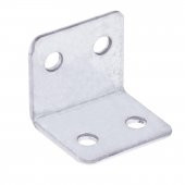 (25 ADET)Dolap Köşe Bağlantı Sabitleme L Demir Gönye 25x25x30 mm - 4
