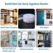 Bondit Kapı Pencere İzolasyon Bandı Rüzgar Toz Haşerat Geçirmez 3M Bantlı 53 mm x 2.5 Mt - 4