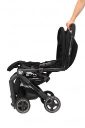 Maxi-Cosi Lara2 Ultra Kompakt Otomatik Katlanan Kabin Boy Seyahat Sistem Olabilen Bebek Arabası Essential Black - 5