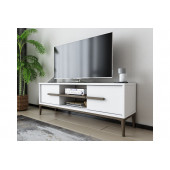 EVDEKİMODA ESLEM 120 TV ÜNİTESİ (BEYAZ-CEVİZ) - 1