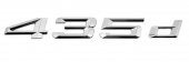 BMW 435d BAGAJ YAZISI LOGO AMBLEM - 1