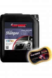 Cilalı Fırçasız Yıkama Şampuanı Gold Shine Shampoo 5 kg Uygulama Süngeri - 1