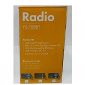 Radio YS-708BT FM/AM/ SW/USB/TF/AUX/3 Radyo - 2