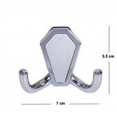 Vestiyer Duvar Askısı Dolap Elbise Askılığı Krom Askı thumbnail 2