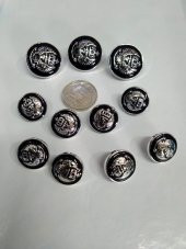 Blazer çeket düğmesi (metalize) - 1
