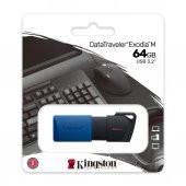 Kingston DTXM-64GB 64GB USB3.2 Gen 1 DataTraveler Exodia M (Black + Blue) Flash Bellek - 2