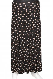 Barem Kadın Arzu Korsajlı Parçalı Bej Puanlı Siyah Etek - 1