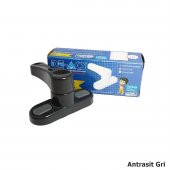 Eym 5 Adet Pvc Pencere Çocuk Emniyet Güvenlik Kilidi Çekmeli Antrasit - 2