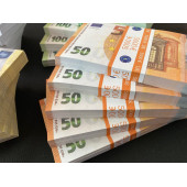 YENİ 20 DESTE KARIŞIK EURO 50-100 VE 200 EURO GEÇERSİZ PARA EĞLENCE PARASI - 3