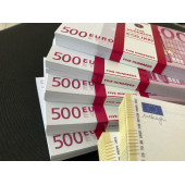 YENİ 20 DESTE KARIŞIK EURO 50-100 VE 200 EURO GEÇERSİZ PARA EĞLENCE PARASI - 5